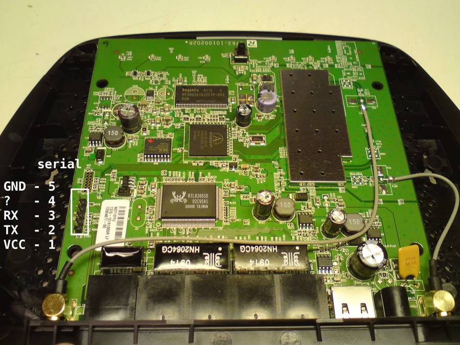 WRT160NL Internal Serial pins
